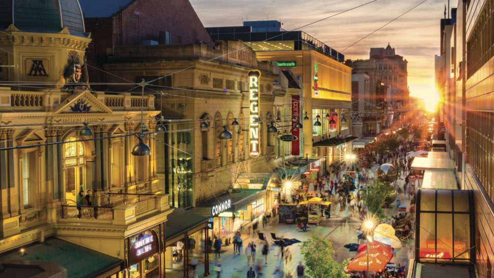 Adelaide city Rundle Mall