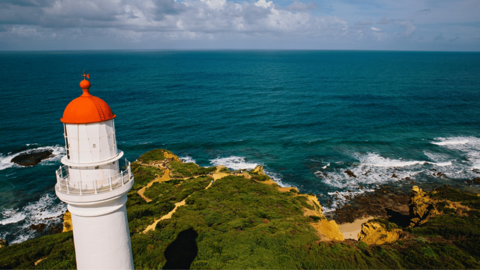 Aireys Inlet lighthouse. Photo XM2. Image Visit Victoria